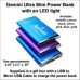 Gemini Ultra Slim Power Bank with LED Light 4500 mAh