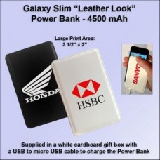 Galaxy Leather Look Power Bank 4500 mAh