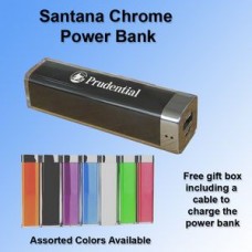 Santana Chrome Power Bank - 2600 mAh