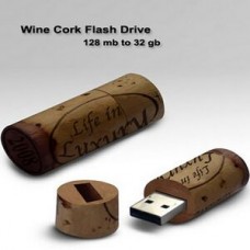 Wine Cork Flash Drive - 4 GB Memory