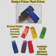 Swivel Color Flash Drive - 16 GB Memory