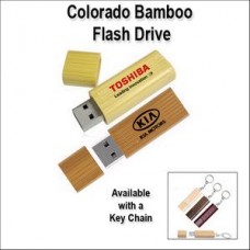 Colorado Bamboo Flash Drive - 8 GB Memory
