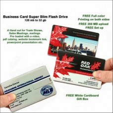 Business Card Flash Drive - 8 GB Memory
