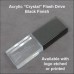 Acrylic "Crystal" Flash Drive - Black - 4 GB Memory