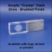 Acrylic "Crystal" Flash Drive - Brushed - 16 GB Memory
