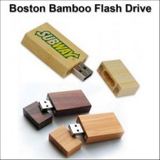 Boston Bamboo Flash Drive 4 GB Memory