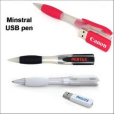 Minstral USB Pen Flash Drive - 4 GB Memory