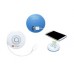 Qi Wireless Charger Pad w/ Built in USB Cable for Mobile Phones